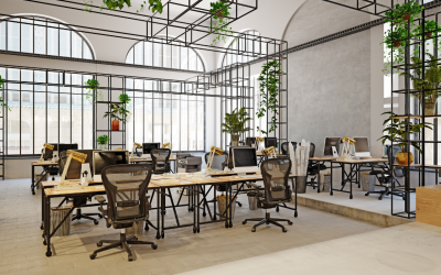 Using Plants to Define and Enhance Open Office Layouts